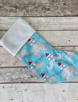 Moustache Christmas Stocking