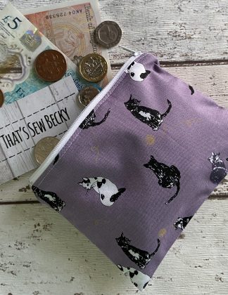Purple Cat Purse