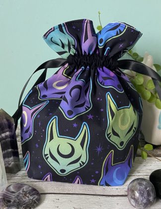 Luna Fox Drawstring Bag