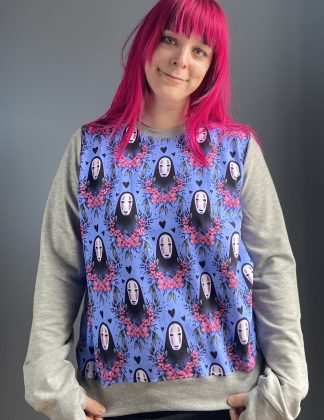 Blue No Face Sweater