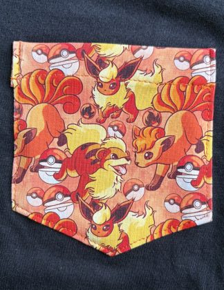 Flame Type Pocket Tee