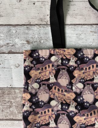 Totoro and Catbus Tote Bag