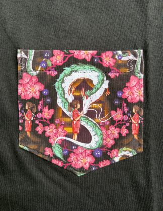 Haku and Chihiro Pocket Tee