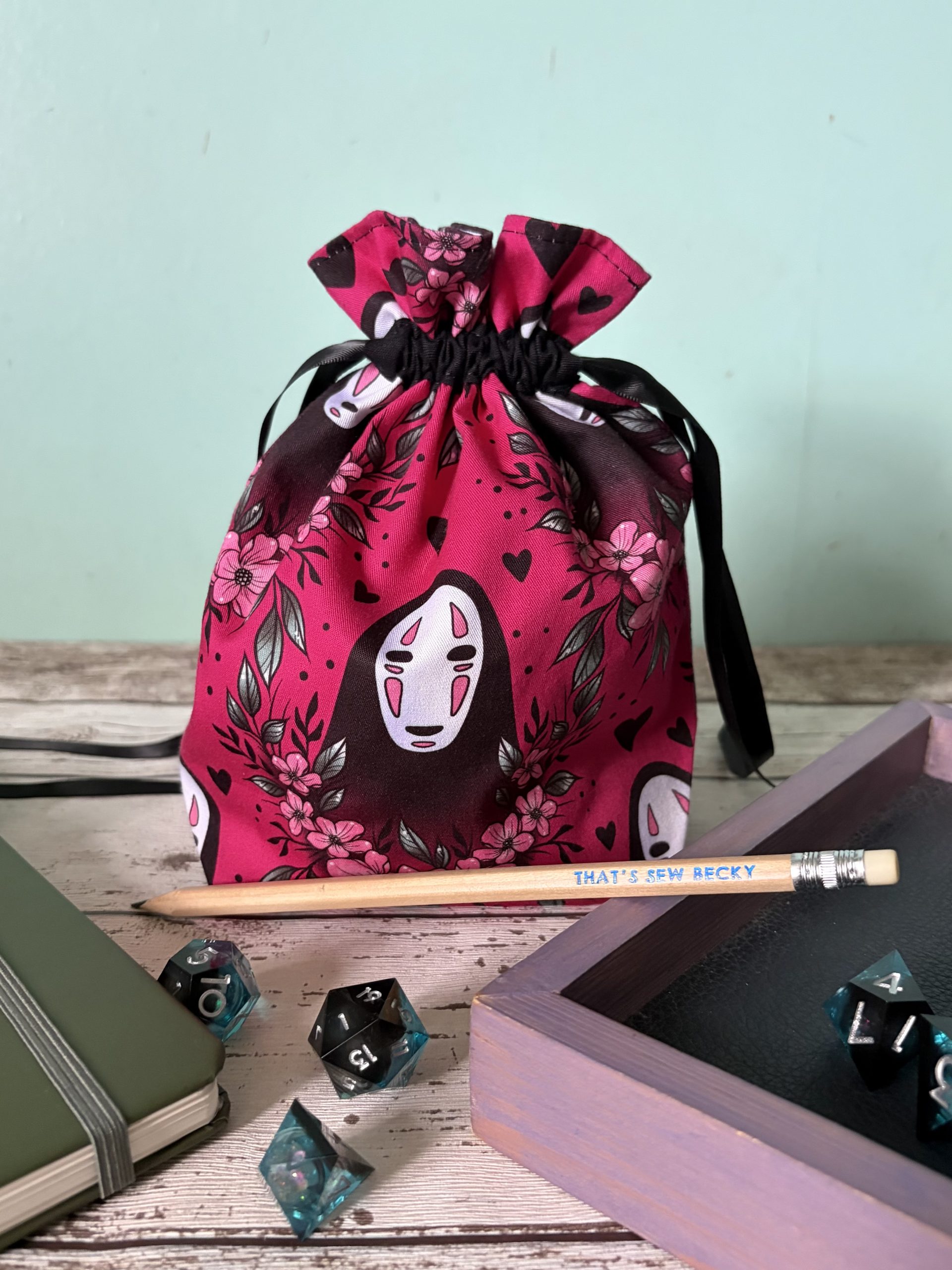 No Face Drawstring Bag
